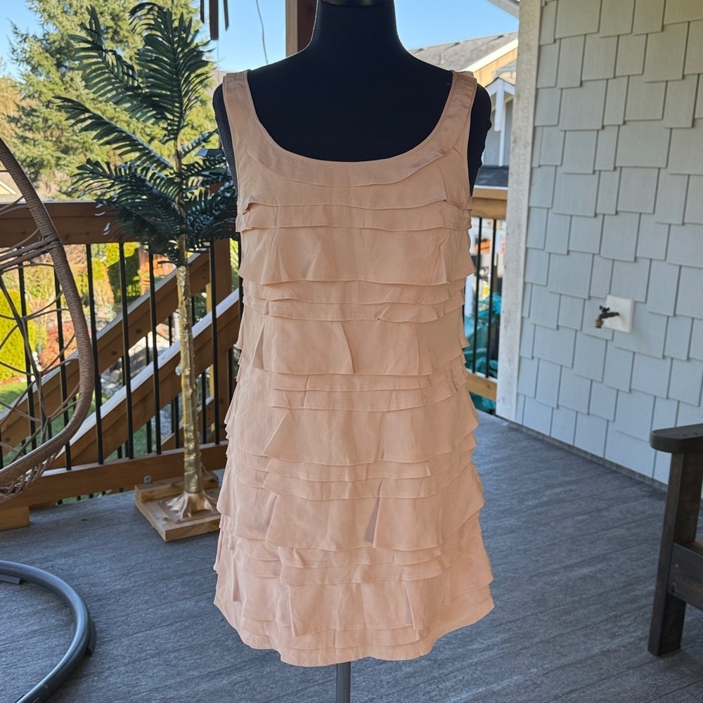 French Connection | Silk Ruffle Dress - Picture 3 of 8